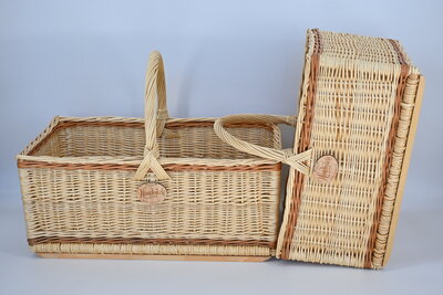 Offener Picknick Korb