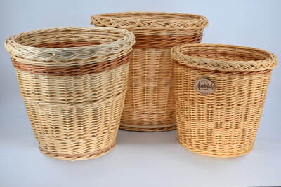 Papierkorb aus Weiden