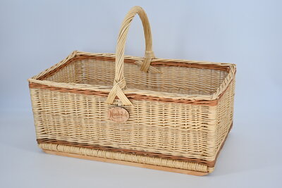 Offener Picknick Korb