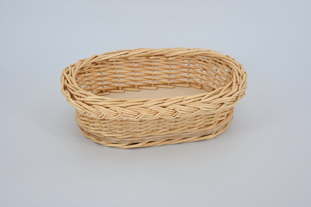 Geflochtene Brot-Körbli oval /rund