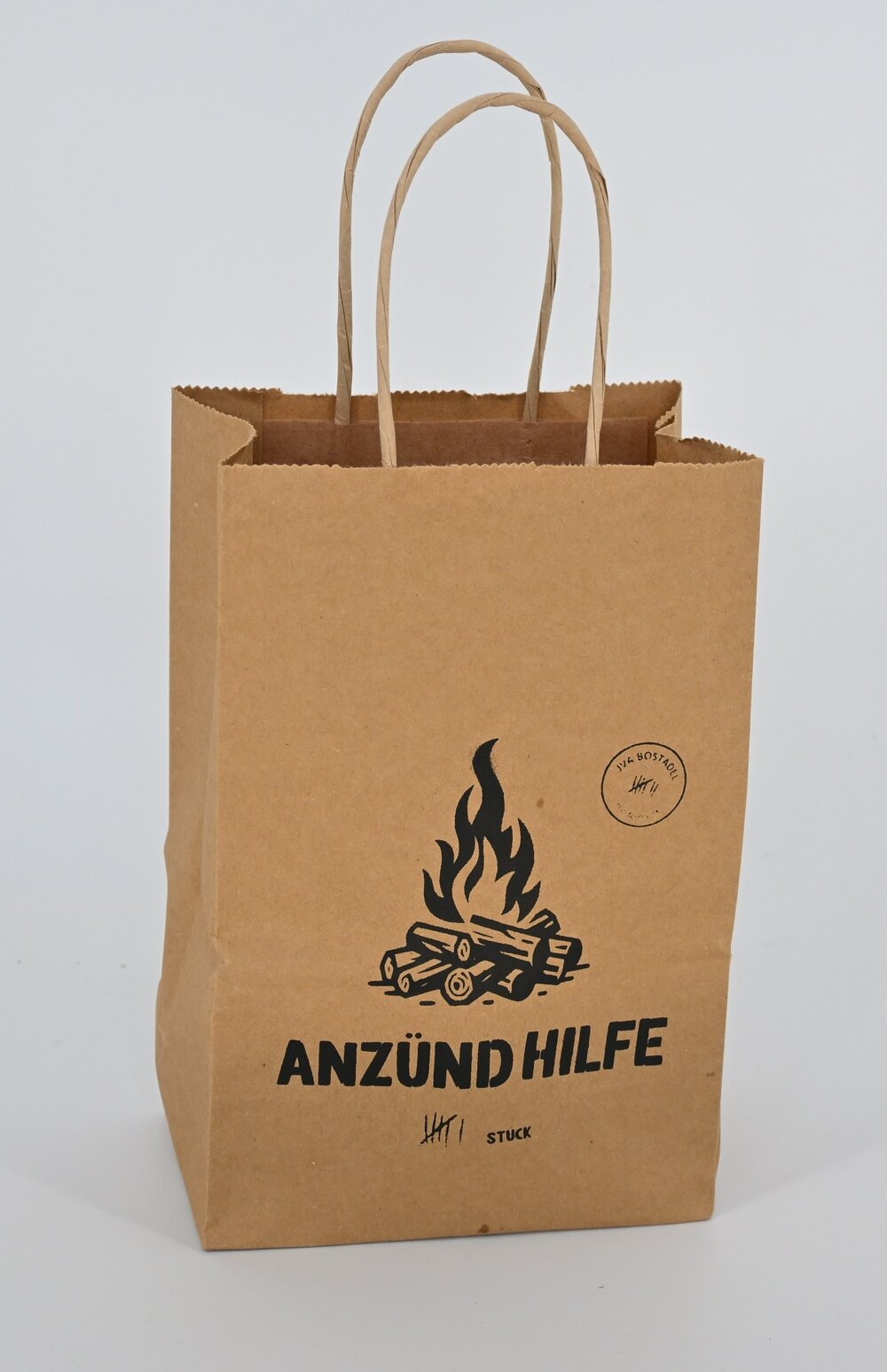 Anzündhilfe im Säcklein