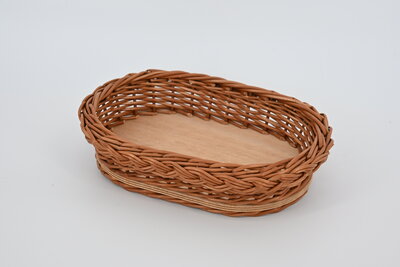Geflochtene Brot-Körbli oval /rund