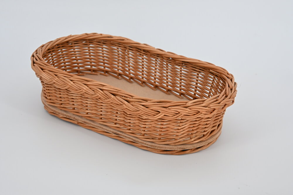 Geflochtene Brot-K&ouml;rbli oval /rund